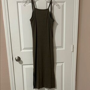 Backless Green Dress